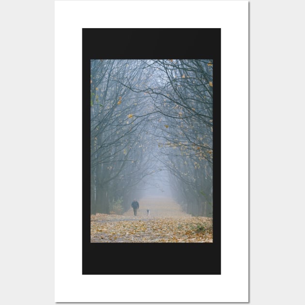 Walking in the mist Wall Art by a-photo